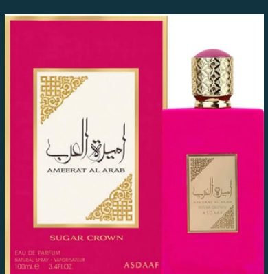 Perfume Arabe Asdaaf Ameerat Al Arab Sugar Crown Edp 100ml