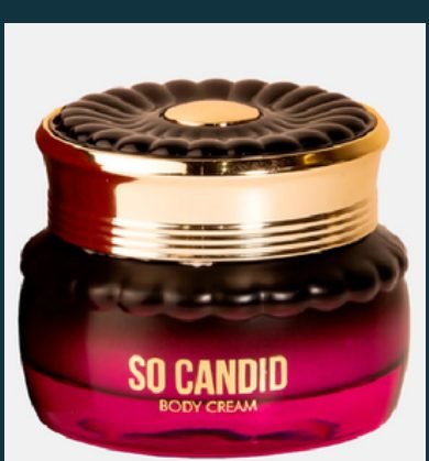 Creme Corporal Hidratante So Candid Pour Homme 110g